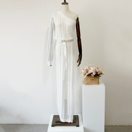 Maldives Calling Crochet Beach Bikini Cover Up White Crochet Dress – Bild 6