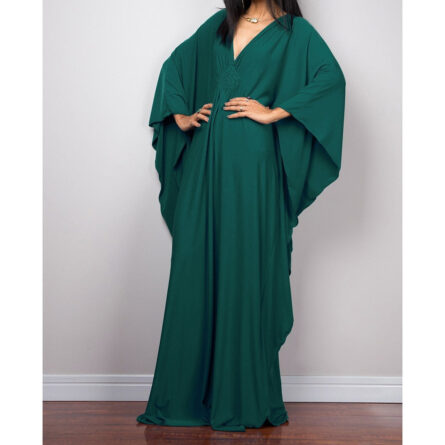 Athena Loose Maxi Kaftan Tunic Beach Cover Up - Image 17