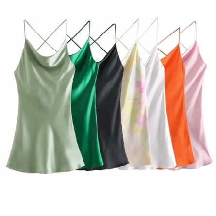 Forever Summer Satin Dress - Image 6