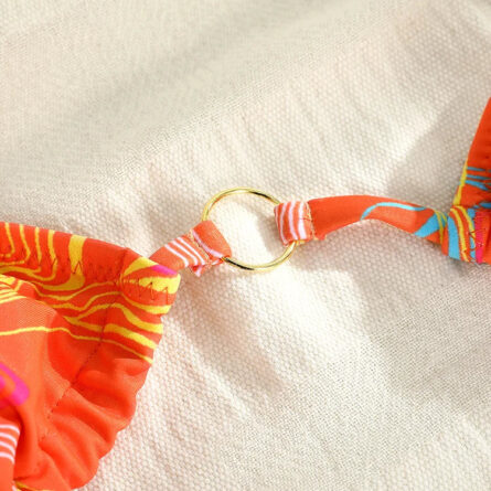 Exotic Sunset Triangle Chains Brazilian Bikini – Bild 25