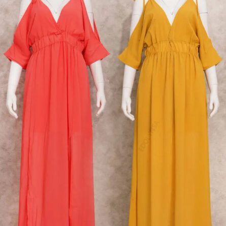 Boho Summer Chiffon V-Neck Tunic Dress - Image 5