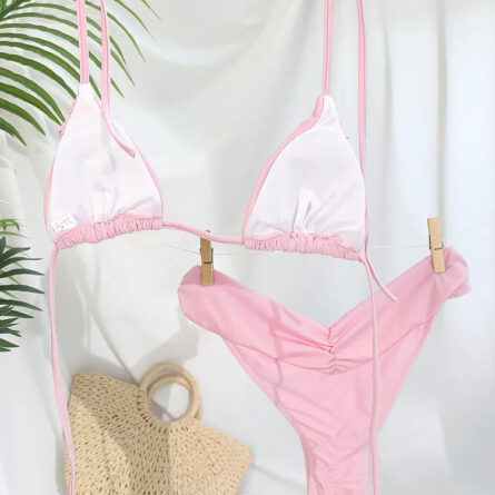 Tropical Bliss Triangle Bikini Set – Bild 15