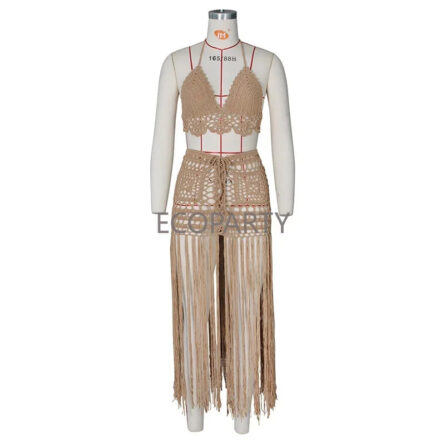 Mirabella Tassel Bikini Top & Beach Skirt - Image 5