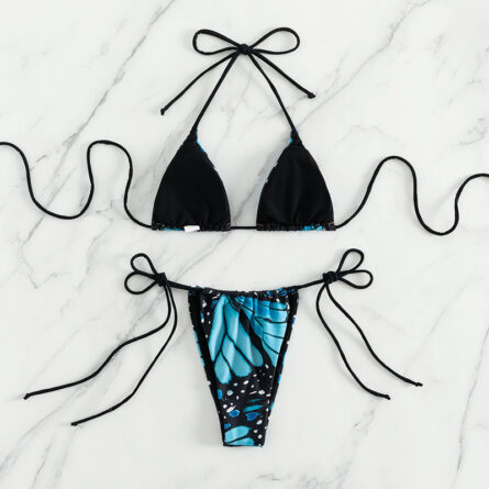 Free Spirit Beautiful Butterfly Thong Bikini Set - Image 12
