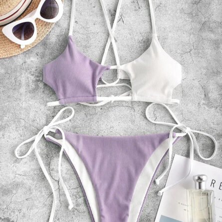 Stella Cut Out Side Tie Bikini - Image 3