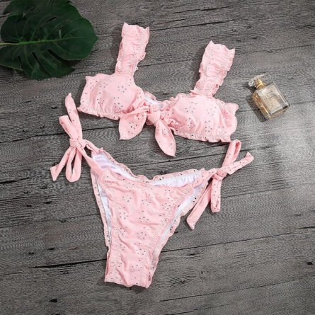 Magical Sunset Sexy Ruffled Bikini Set - Image 7