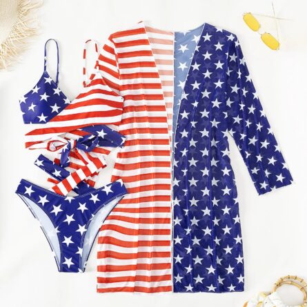 Freedom's Finest American Flag Bikini Set - Image 3