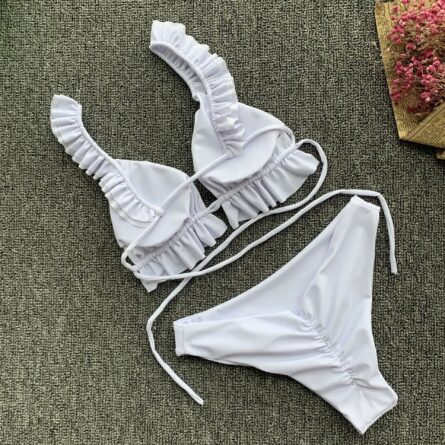 Playful Frill Two-Piece Bikini - Image 8