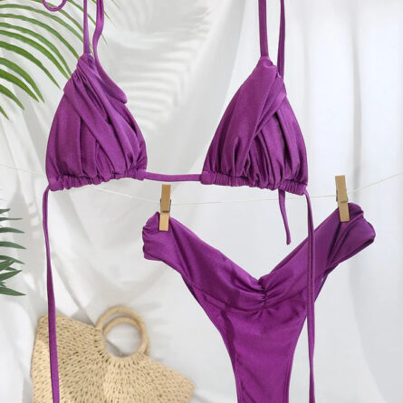Tropical Bliss Triangle Bikini Set – Bild 4