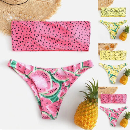 Watermelon Summer Crush Bandeau Bikini - Image 2