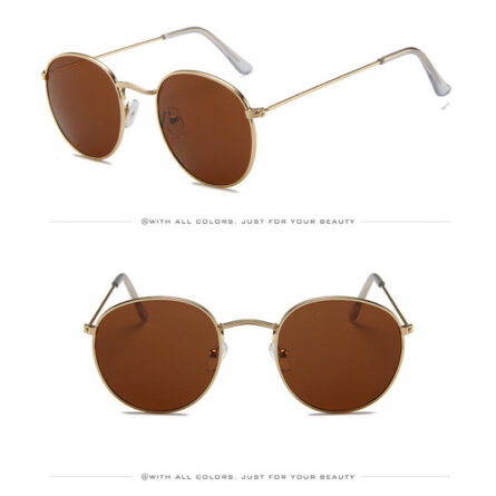 I Miss You Round Frame Colored Sunglasses – Bild 19