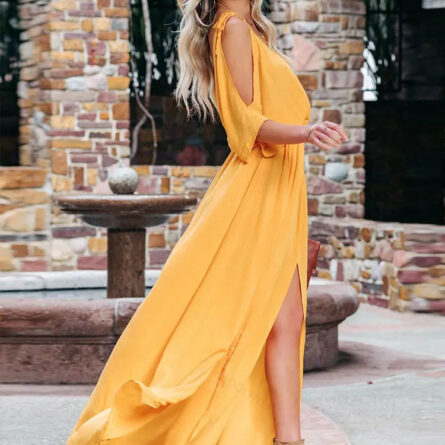 Boho Summer Chiffon V-Neck Tunic Dress - Image 18