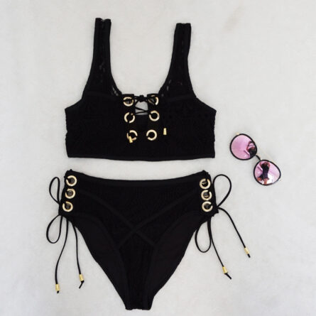 Lush Lace Goddess High Waist Bikini - Image 23
