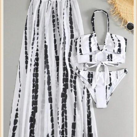 Bahamas Vacation 3 Piece Cover Up Skirt Set - Image 22