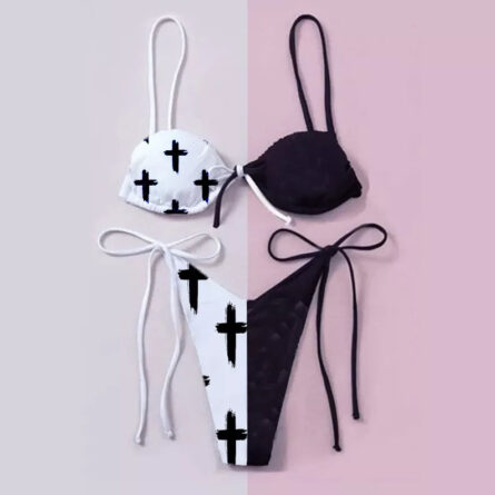 Goth Babe "Smile Now Cry Later" Bikini - Image 3