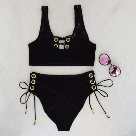 Lush Lace Goddess High Waist Bikini - Image 22