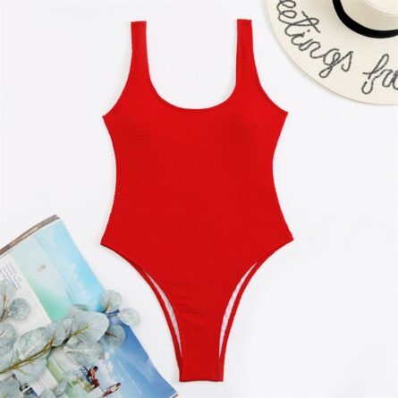 Malibu Sexy Solid One Piece Swimsuit – Bild 5