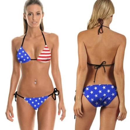 Stars & Stripes American Flag Bikini - Image 10