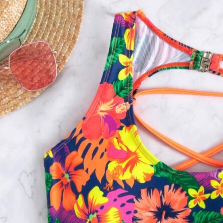 Anguilla Cut Out Open Back Swimsuit - Image 14