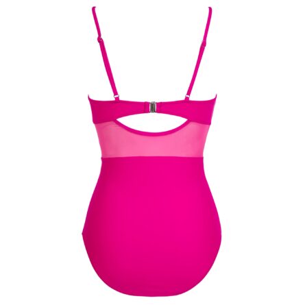 Solid One Piece Tummy Slimming Design Swimsuit – Bild 19