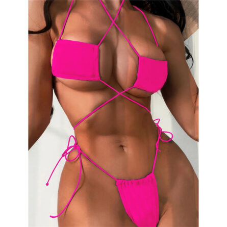 Strappy Extreme Mini Micro Thong Bikini - Image 6