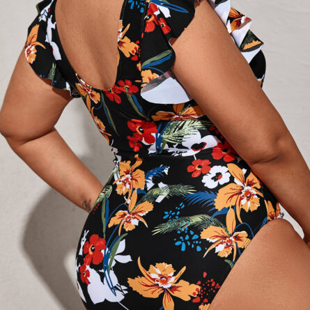 Bahamas Delight Ruffle One Piece Plus Size - Image 15