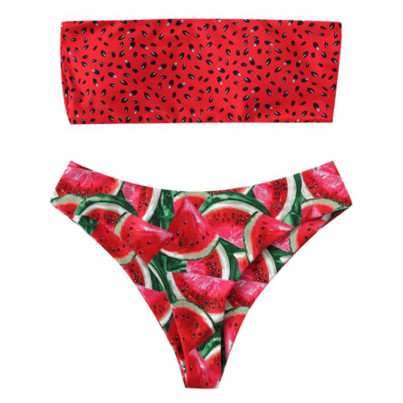 Watermelon Summer Crush Bandeau Bikini - Image 20