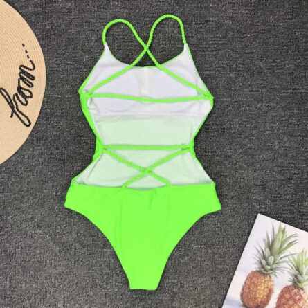 Sunset and Swim Sexy Strappy Open Back One Piece Swimsuit - Image 20