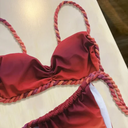 Sunrise Twist Push Up Bikini - Image 5