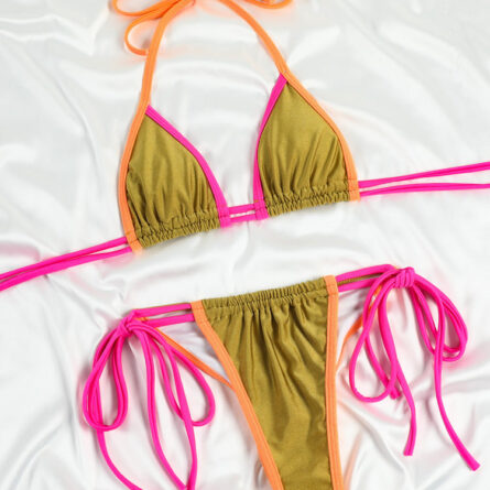 Sunset and Swim Sexy Halter Strap Bikini - Image 26