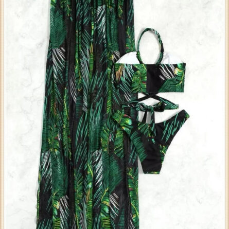 Bahamas Vacation 3 Piece Cover Up Skirt Set - Image 44