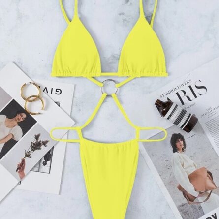 Micro String Open Back Swimsuit - Image 5