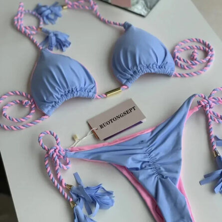 Harper Triangle Bikini Set - Image 2