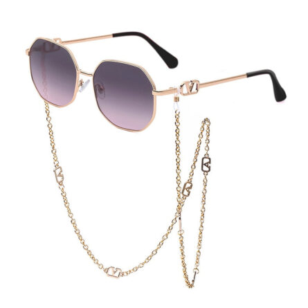 Sunshine Goddess Punk Sunglasses with Chain – Bild 19