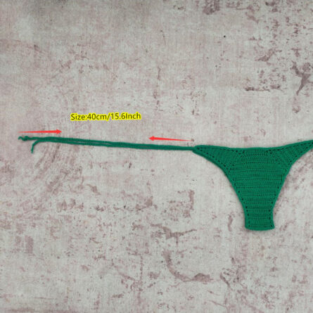 Stunning Handmade Flower Crochet Bikini - Image 10