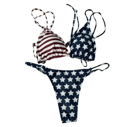 American Beauty Strappy Micro Thong Bikini Set - Image 6