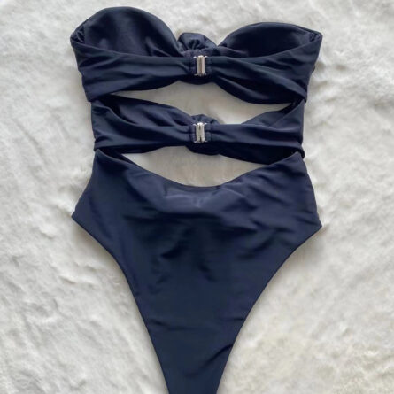 Chic 3D Flower Cut Out Swimsuit - Image 25