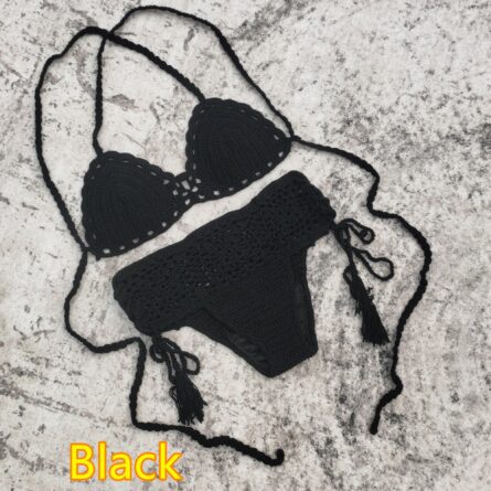 Beach Bliss Crochet Boho Bikini - Image 12