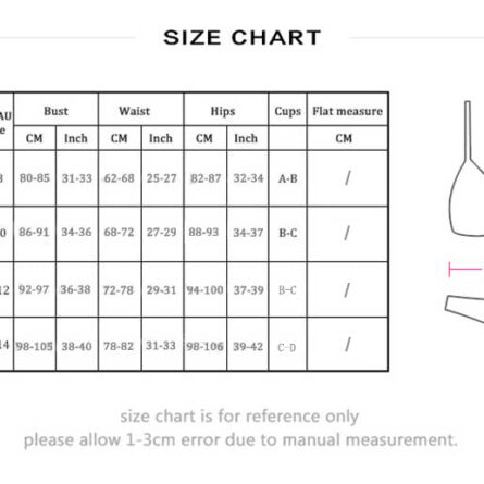 Olivia Middle Strap Two Piece Bikini – Bild 15