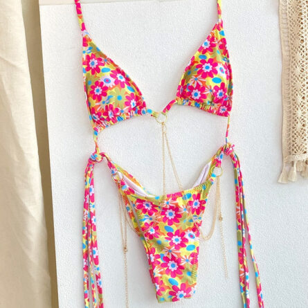 Sunset and Swim Sexy Halter Strap Bikini - Image 13
