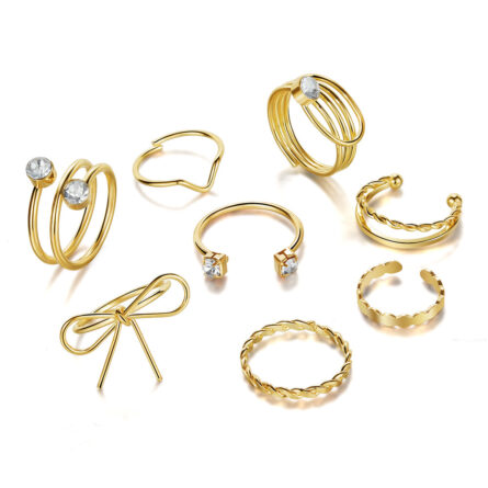 Bohemian Summer Gold Ring Set - Image 21