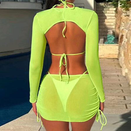 Radiant Breeze Mesh Elegance Bikini Set - Image 10