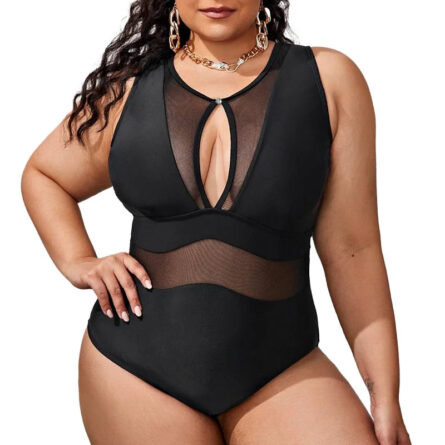 Sienna Mesh Plus Size Swimsuit - Image 9