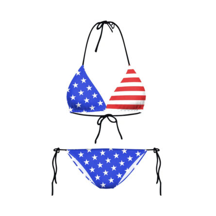 Stars & Stripes American Flag Bikini - Image 2