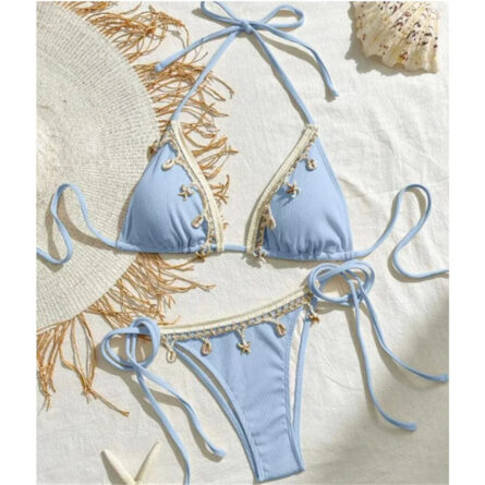 Seashell Love Halter Bikini - Image 7