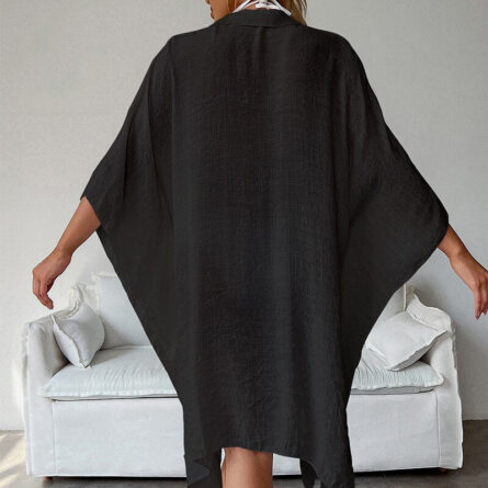 Hamptons Holiday Loose Breathable Swimsuit Cover Up Shirt – Bild 16
