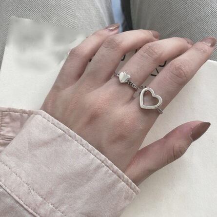 Goddess Glam Silver Ring Set - Image 11