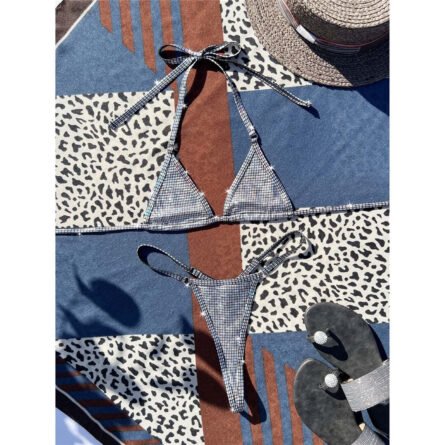 Glitter Queen Shiny Extreme Mini Micro Thong Bikini - Image 4