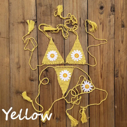 Island Dream Floral Crochet String Bikini - Image 31