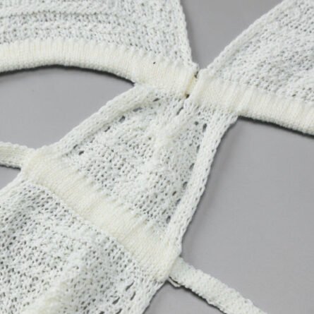 Italian Romance Crochet Cut Out Dress - Image 40